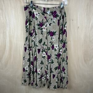 Vintage 90's Dress‎ Barn Button Down Maxi Skirt – Size 18/20